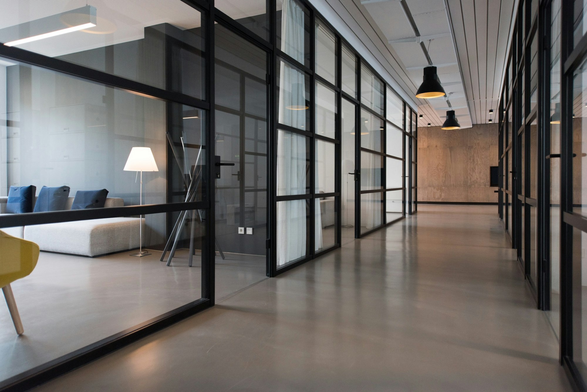 Professional office interior with modern design